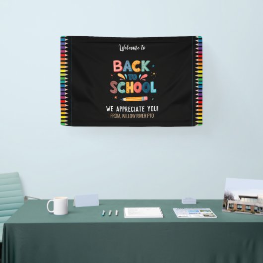 Welcome Back to School – Bright & Fun Classroom Banner (Messe)