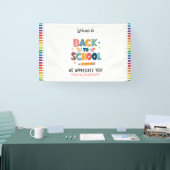 Welcome Back to School  – Bright & Fun Classroom Banner (Messe)