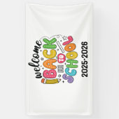 Welcome Back to School | Classroom Banner (Vertikal)