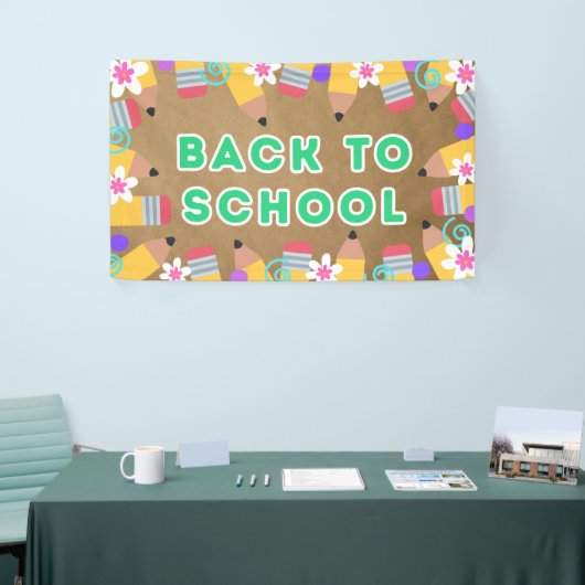 Welcome Back to School Classroom Poster Banner (Messeveranstaltung)