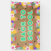 Welcome Back to School Classroom Poster Banner (Vertikal)