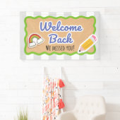 Welcome Back to School First Day Classroom Banner (Insitu)