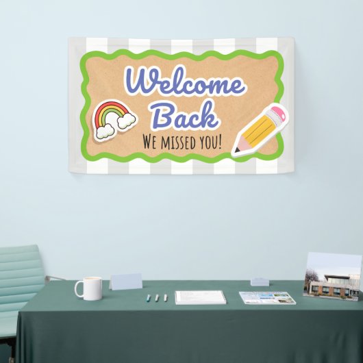 Welcome Back to School First Day Classroom Banner (Messeveranstaltung)