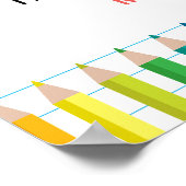 Welcome back to school  , First day of school Poster (Ecke)