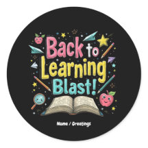 Welcome Back to School Learning Blast Kids Teacher