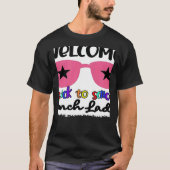 Welcome Back To School Lunch Lady 1st Day Teacher  T-Shirt (Vorderseite)