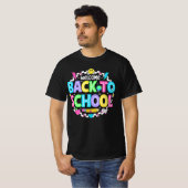 Welcome Back to School – Neon Retro Teacher Tee (Vorne ganz)
