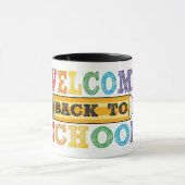 Welcome Back to School – Pencil Illustration Tasse (Zentrum)