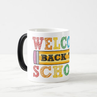 Welcome Back to School – Pencil Illustration Verwandlungstasse