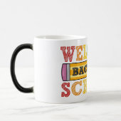 Welcome Back to School – Pencil Illustration Verwandlungstasse (Links)