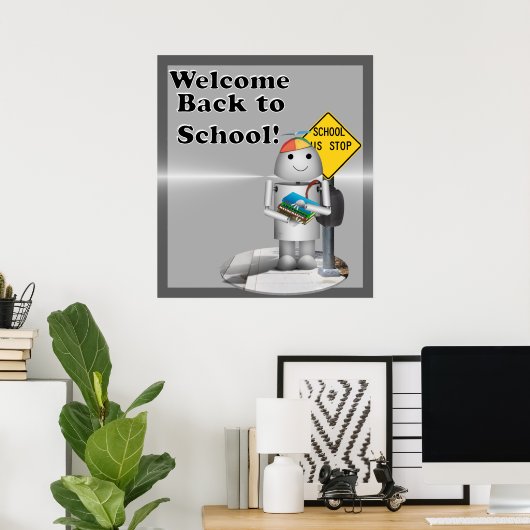 Welcome Back to School! Poster (Heimbüro)