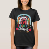 Welcome Back To School Rainbow First Day of School T-Shirt (Vorderseite)