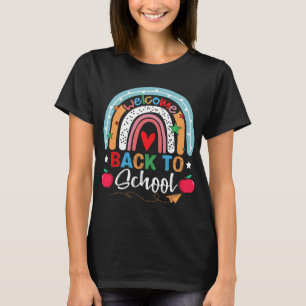 Welcome Back To School Rainbow First Day of School T-Shirt