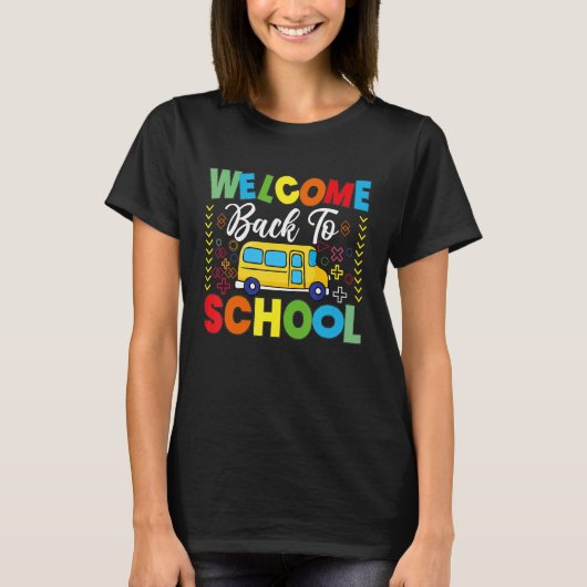 Welcome Back To School Shirt School Bus Driver Men (Vorderseite)