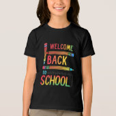 Welcome Back To School Tri-Blend Shirt (Vorderseite)