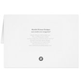 Welcome Back with Bunting and Confetti  (Rückseite Horizontal)