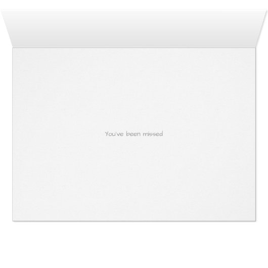 Welcome Back with Bunting and Confetti  (Innenansicht Horizontal (Unten))