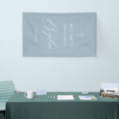 WELCOME BAPTISM banner custom BLUE (Messeveranstaltung)