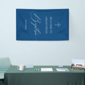 WELCOME BAPTISM banner custom BLUE (Messeveranstaltung)