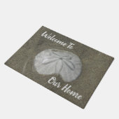 Welcome Beach House Rental Sand Dollar Foto Guest Fußmatte (Schrägansicht)