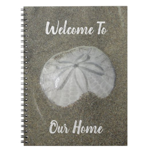 Welcome Beach House Rental Sand Dollar Foto Guest Notizblock (Vorderseite)