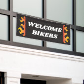 Welcome Biker Motorrad-Veranstaltung Banner (Äußeres Gebäude)