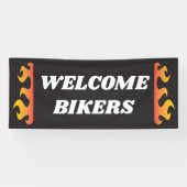 Welcome Biker Motorrad-Veranstaltung Banner (Horizontal)