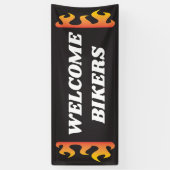 Welcome Biker Motorrad-Veranstaltung Banner (Vertikal)