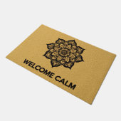 Welcome Calm Fußmatte (Schrägansicht)