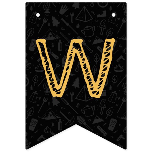 Welcome Campers Bunting Banner (Erste Fahne)