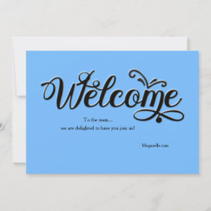 Welcome Card Einladung