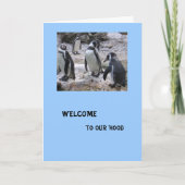 Welcome Card Karte (Vorderseite)