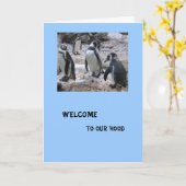 Welcome Card Karte (Gelbe Blume)