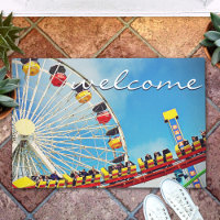 Welcome Carnival Ferris Roller Untersetzer Foto