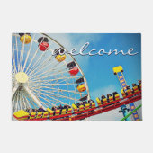 Welcome Carnival Ferris Roller Untersetzer Foto Fußmatte (Vorderseite)