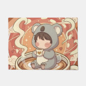 Welcome Chibi Koala Adventure Doormat Fußmatte (Vorderseite)