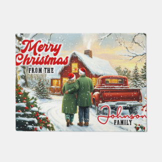 Welcome Christmas Doormat – Festive Holiday Welcom Fußmatte