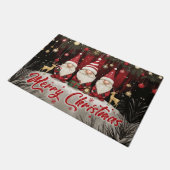 Welcome Christmas Doormat – Festive Holiday Welcom Fußmatte (Schrägansicht)