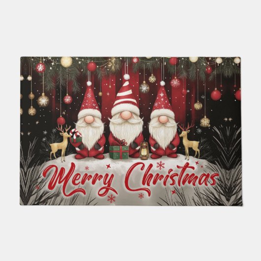 Welcome Christmas Doormat – Festive Holiday Welcom Fußmatte (Vorderseite)
