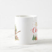 Welcome Christmas  Merry Christmas Trees & Gnome  Kaffeetasse (Mittel)