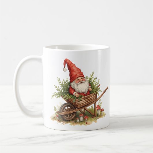 Welcome Christmas  Merry Christmas Trees & Gnome  Kaffeetasse (Links)