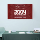 Welcome Class of 2004 20 Year High School Wiederse Banner (Messeveranstaltung)