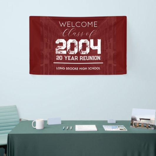 Welcome Class of 2004 20 Year High School Wiederse Banner (Messeveranstaltung)