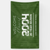 Welcome Class of 2004 20 Year High School Wiederse Banner (Vertikal)