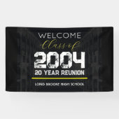 Welcome Class of 2004 20 Year High School Wiederse Banner (Horizontal)