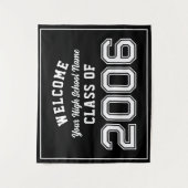Welcome Class of 2006, 20 Year Reunion Decor Wandteppich (Vorderseite)