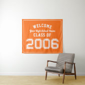 Welcome Class of 2006, 20 Year Reunion Decor Wandteppich (Beispiel (Horizontal))