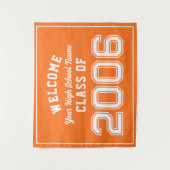 Welcome Class of 2006, 20 Year Reunion Decor Wandteppich (Vorderseite)