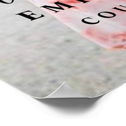 Welcome Couple's Dusche Foto Digital oder Poster (Ecke)