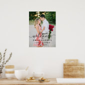 Welcome Couple's Dusche Foto Digital oder Poster (Küche)